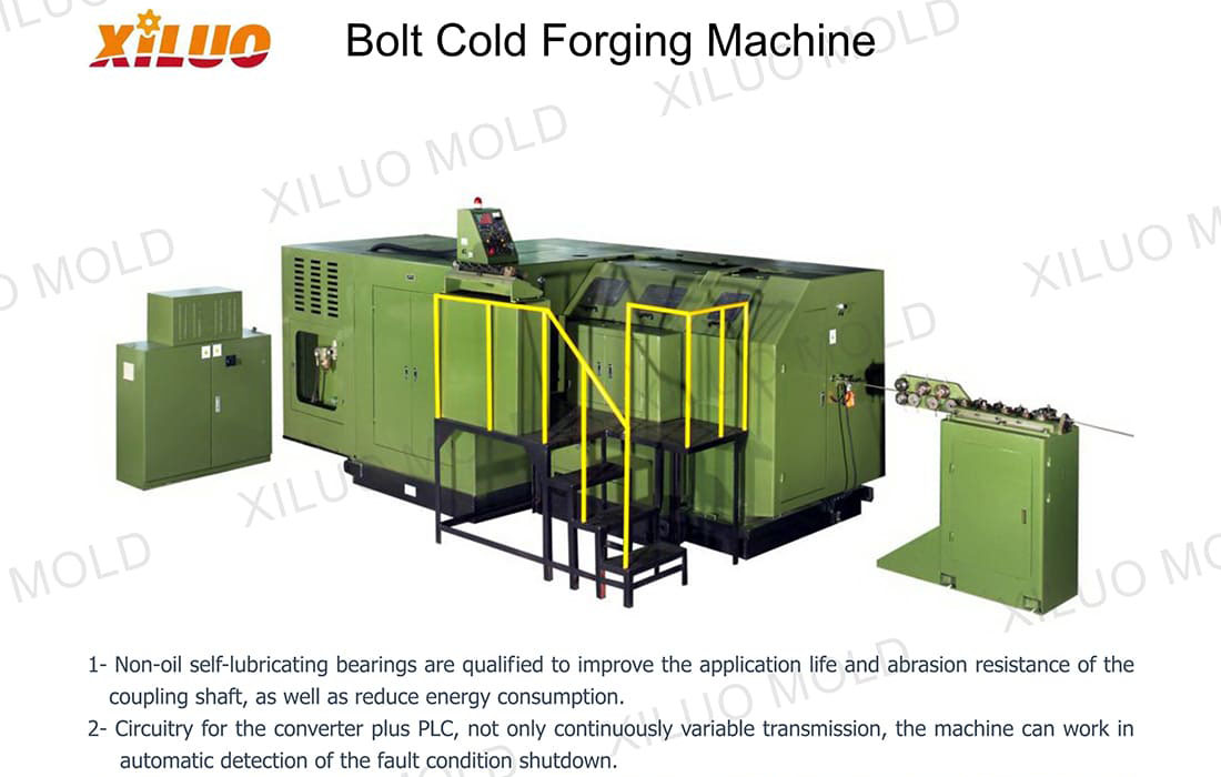 Máquina de forjamento para parafuso e parte fria