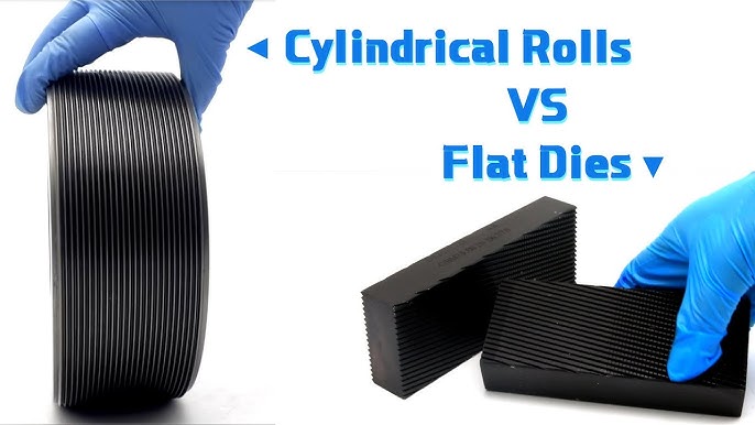 Cylindrical Rolls vs Flat Dies