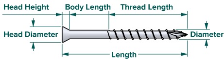 Anatomy of a Deck Screw