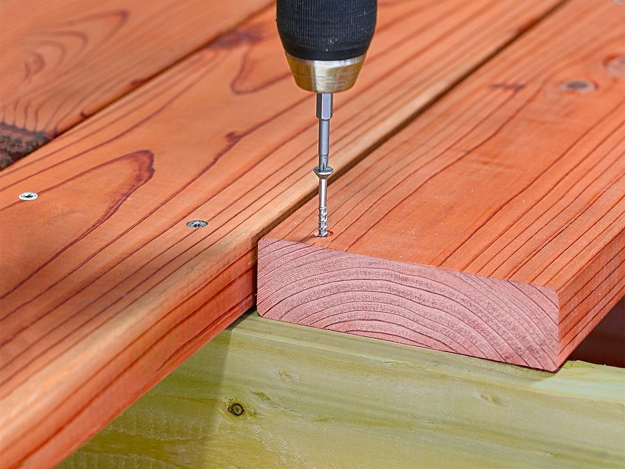 Installation deck screws
